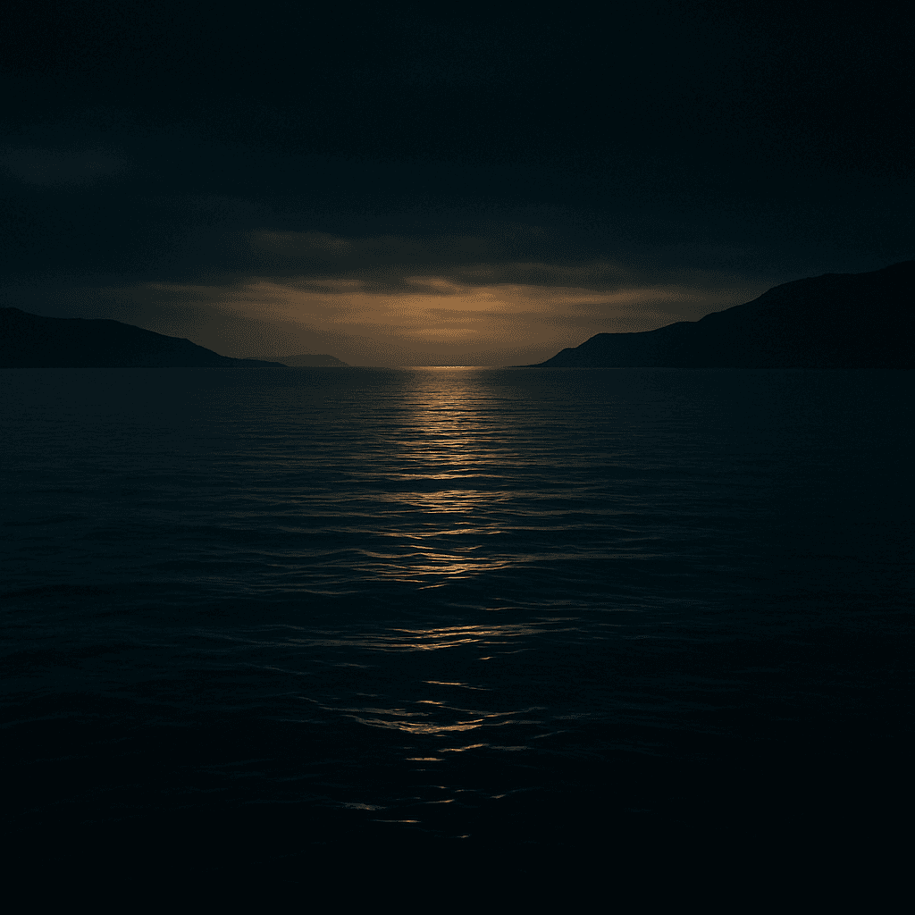 Bahía de Papudo al atardecer